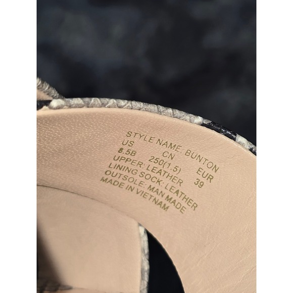 NWB Kate Spade Bunton Diamant Lux Embossed Snake Platform Sandals US 8.5 - Picture 5 of 8